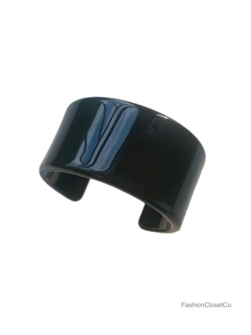 Acrylic Open Cuff Bangle Simple Geometric Transparent Resin Bracelet Jewelry